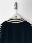 VALENTINO - 1980s CORDUROY BOMBER JACKET WITH KNITTED SHOULDER PANELS