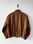 SPANISH LABEL 1980s 2 in 1 BOMBER JACKET WITH ZIP OFF SLEEVE