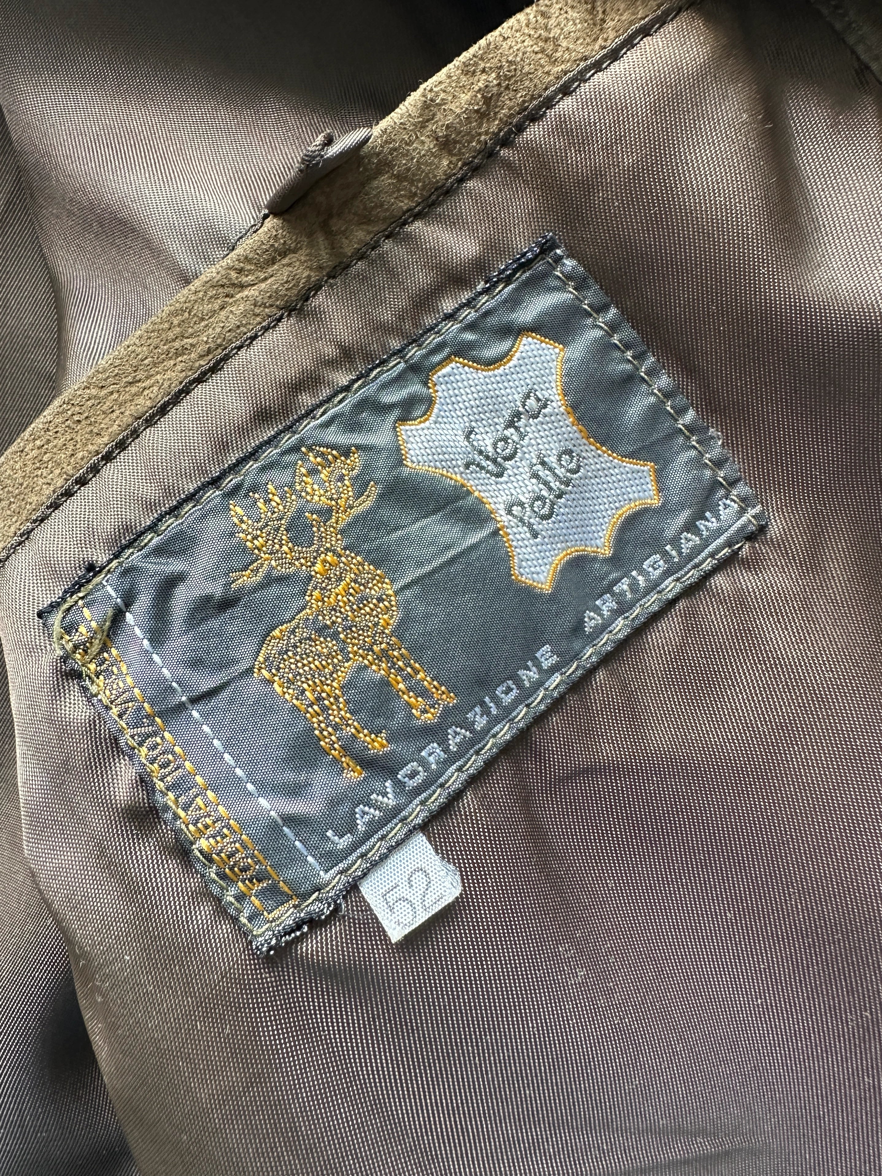 1980s PANELED SUEDE BOMBER JACKET