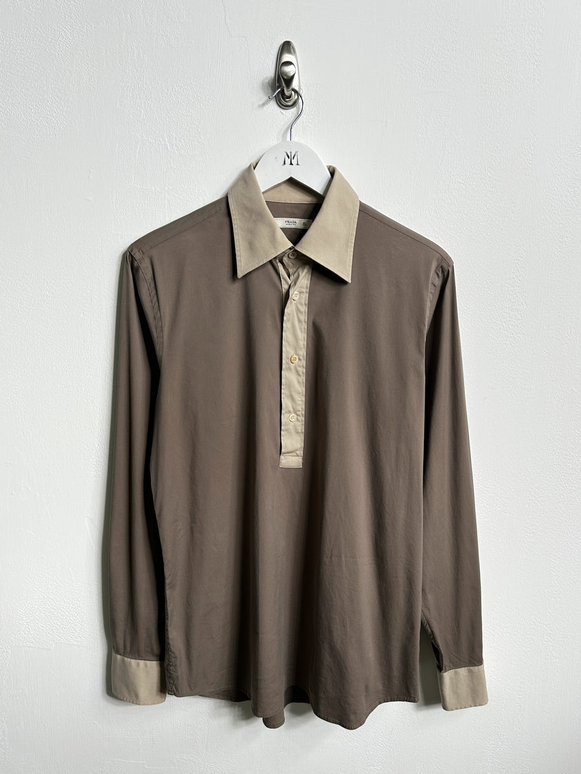 PRADA - early 2000s LONG SLEEVE TECHNICAL SHIRT (Copy)