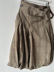 ITALIAN LABEL early 2000s BALLOON SKIRT WITH WRAP FRONT WAIST