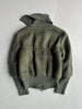 ALVIERO MARTINI - F/W 2009 BOMBER JACKET WITH ELONGATED RIBBED CUFFS