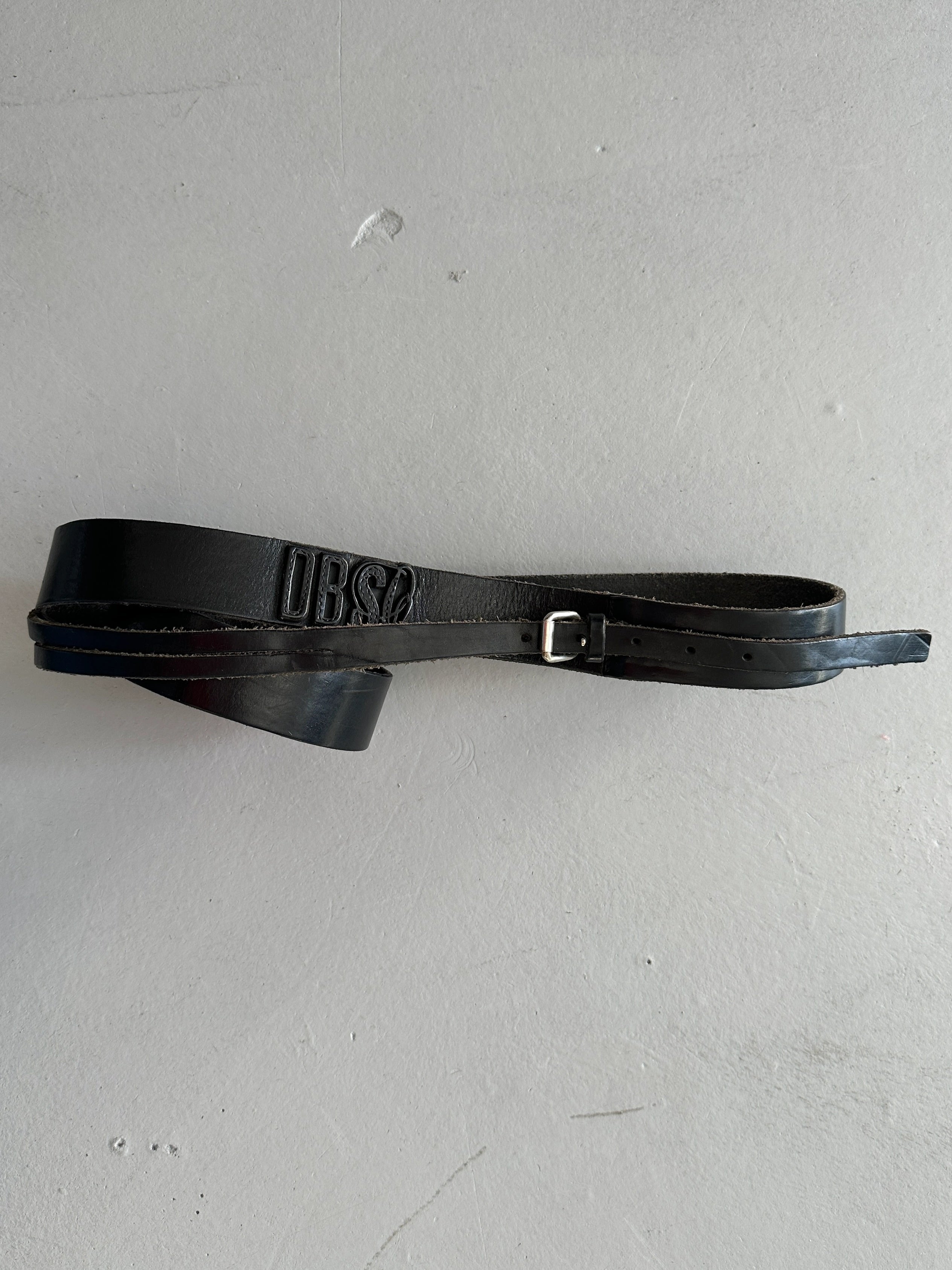 DIRK BIKKEMBERGS - 1990s LEATHER BELT