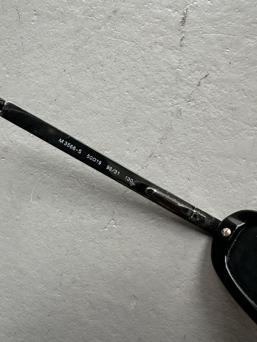 MOSCHINO - 1990s SLIM RECTANGULAR SUNGLASSES