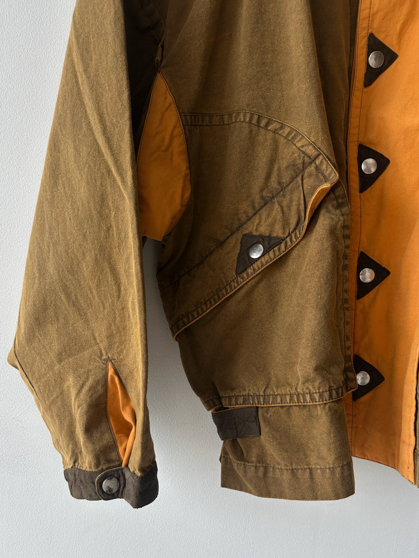 KANSAI YAMAMOTO - 1980s PANELED BOXY FIT JACKET