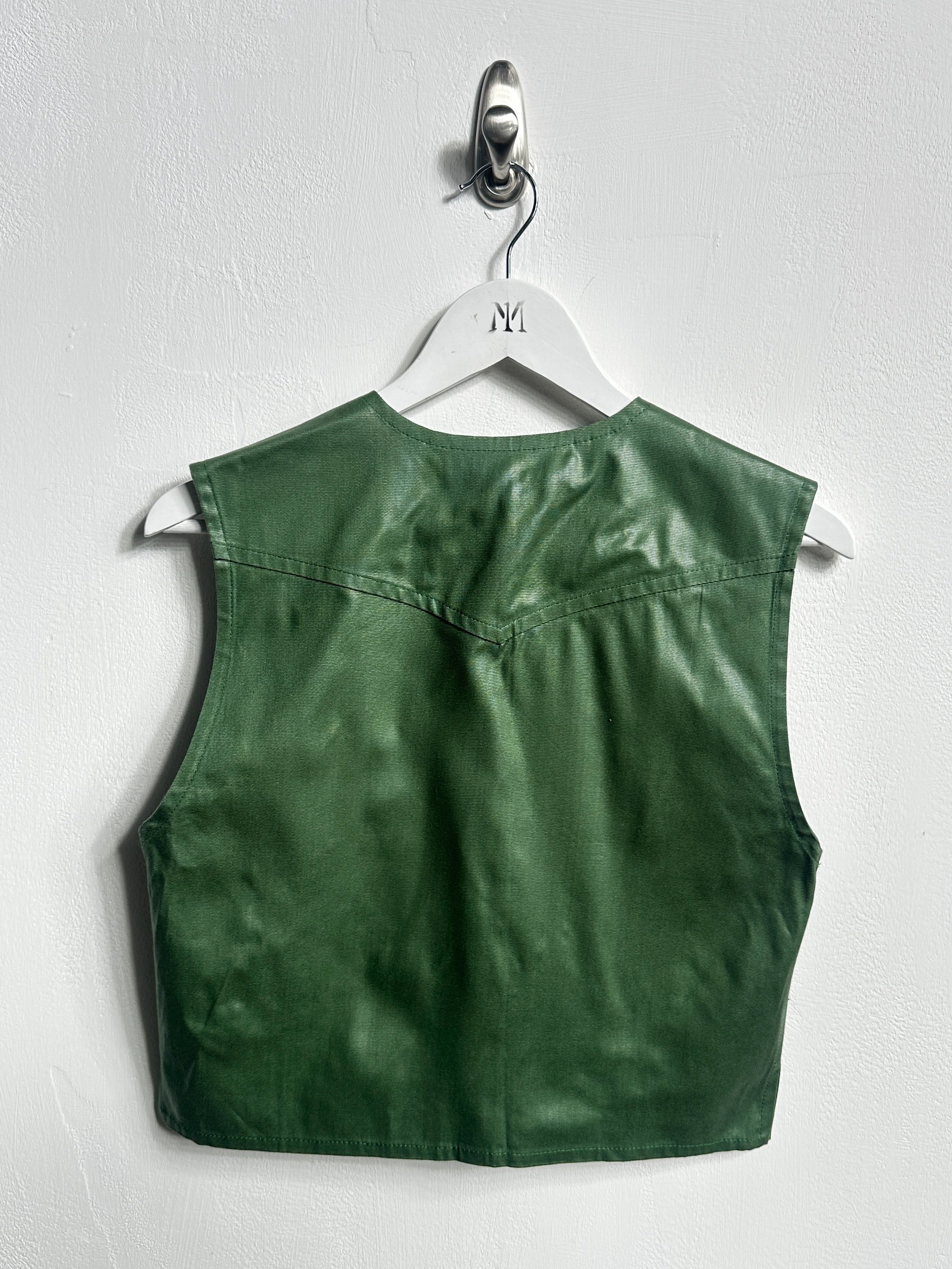 KANSAI YAMAMOTO - late 1970s TWO PIECE SET WITH WAISTCOAT AND HIGH WAIST TROUSERS