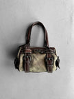 C'N'C COSTUME NATIONAL - S/S 2006 TRIPLE COMPARTMENT STRUCTURED MINI BAG