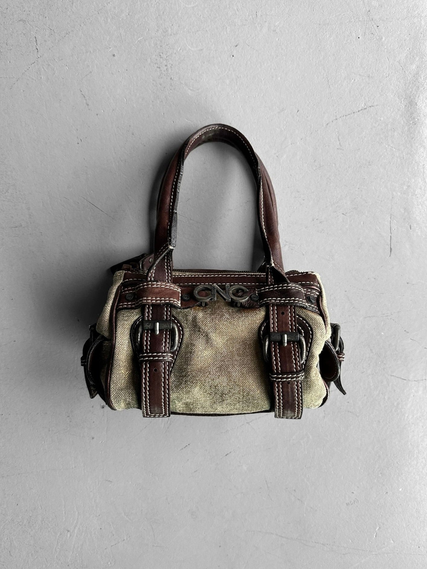 C'N'C COSTUME NATIONAL - S/S 2006 TRIPLE COMPARTMENT STRUCTURED MINI BAG