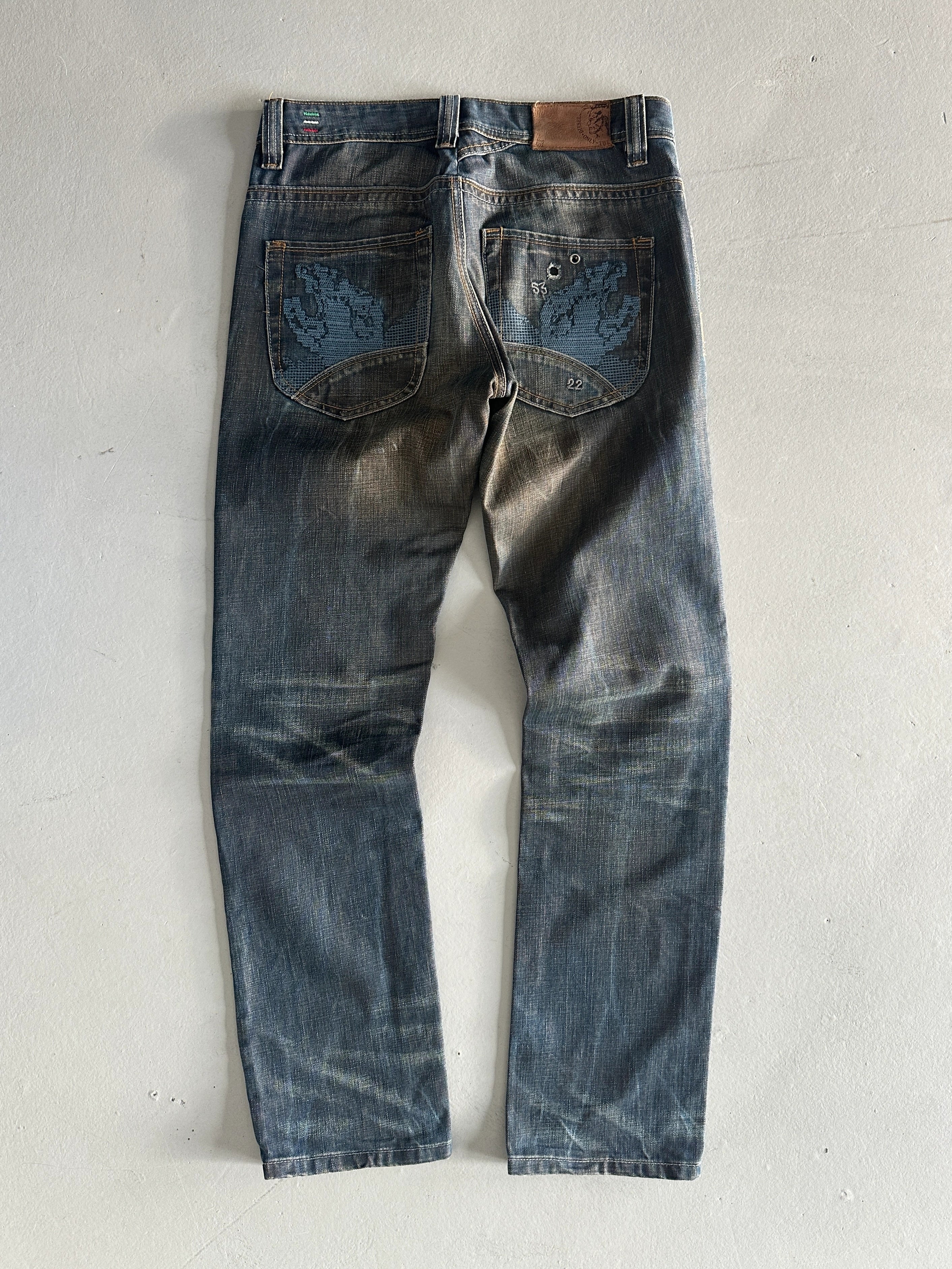 DIESEL -  1990s DISTRESSED REGULAR FIT JEANS