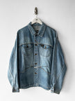 MARITHÉ + FRANÇOIS GIRBAUD - 1980s STONE WASHED DENIM JACKET