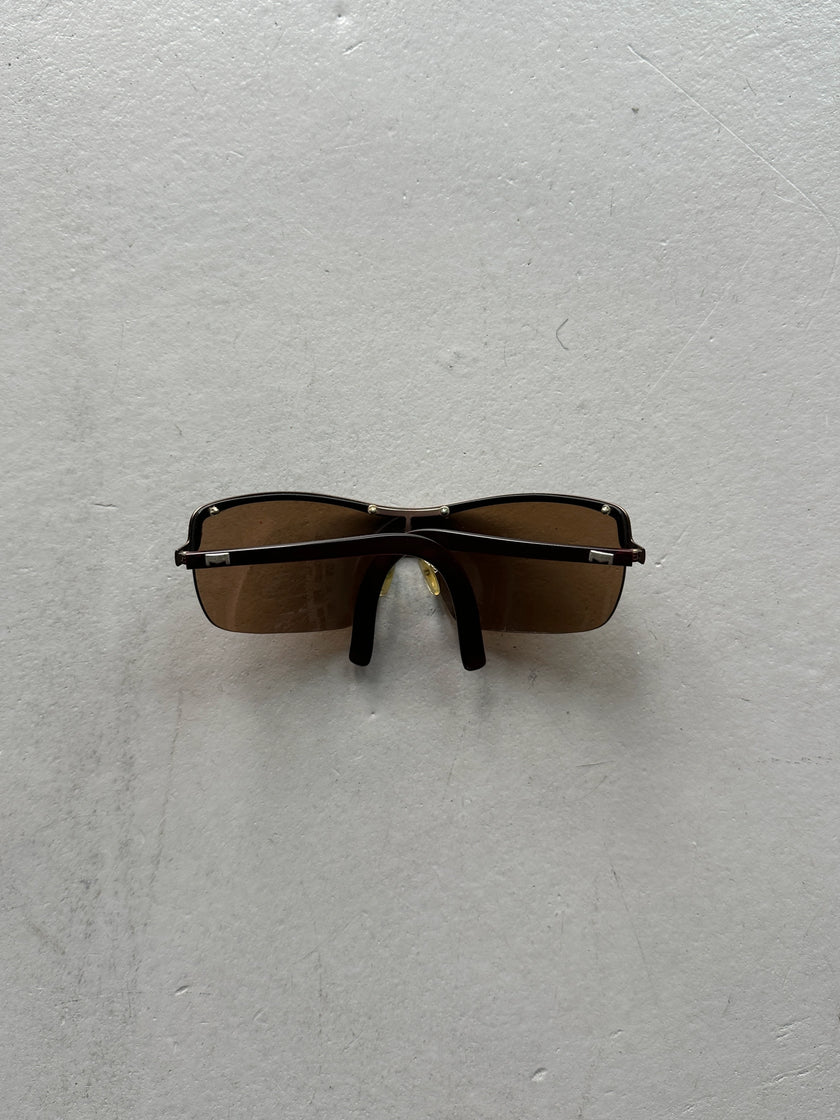 MAX MARA - 2000s SHIELD SUNGLASSES