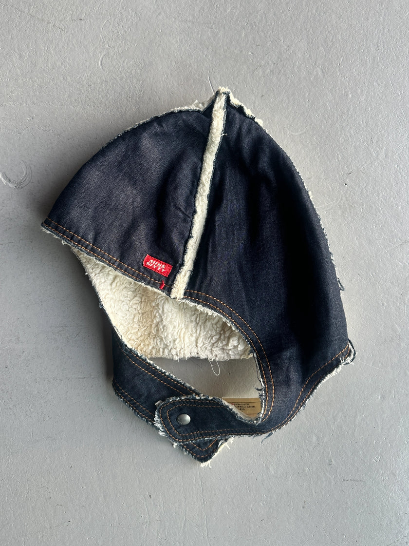 MISS SIXTY - 2000s SHEARLING AVIATOR HAT