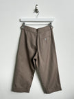 1990s LINEN CROPPED TROUSERS