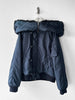 VERSACE - F/W 2003 NYLON BOMBER JACKET WITH OVERSIZED HOOD
