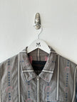 UNDERCOVERISM - early 2000s LINEN JACKET WITH CONTRASTING SLEEVE