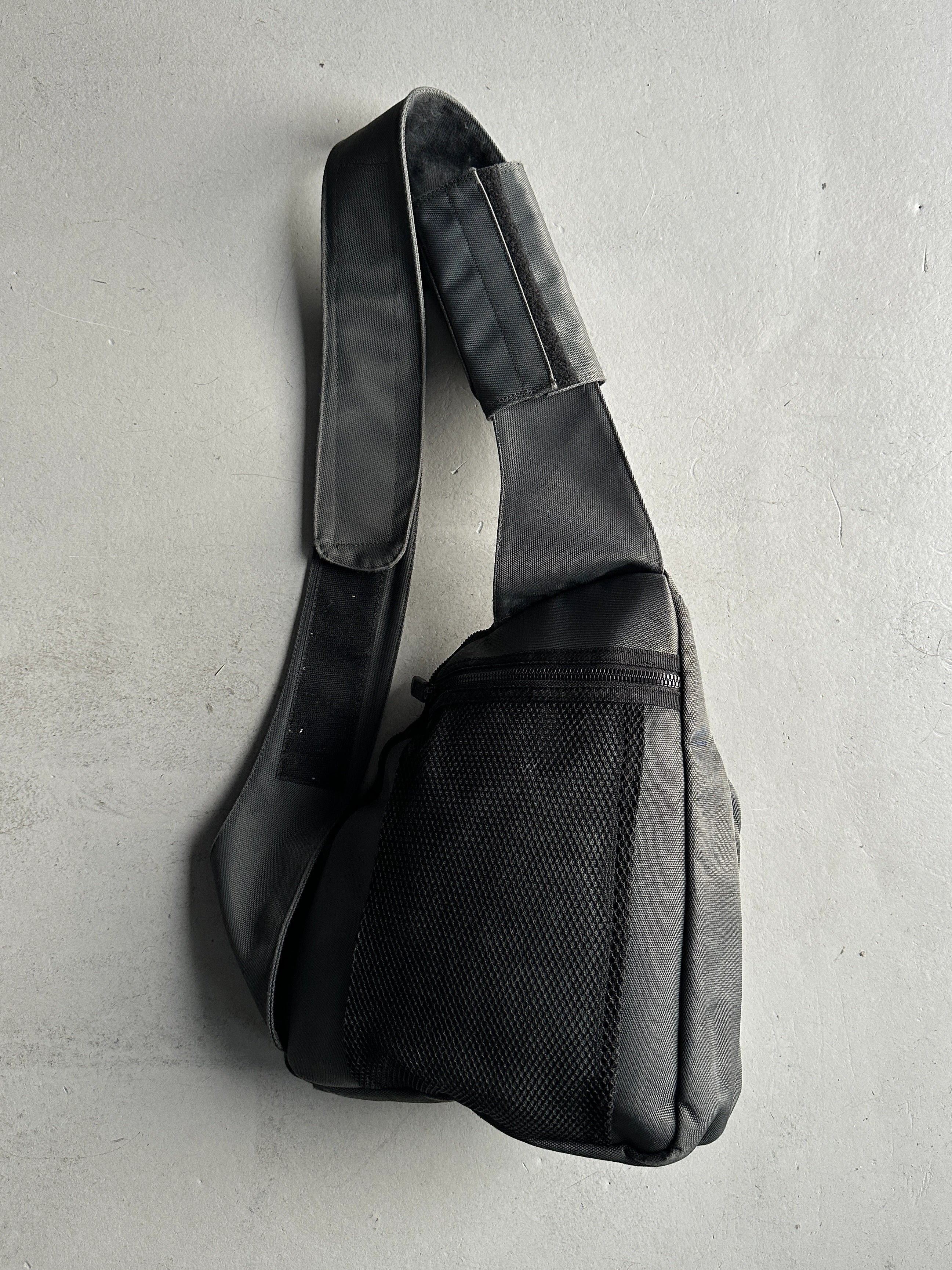 GIANFRANCO FERRÉ - 1990s SLING BAG WITH VELCRO STRAP POUCH