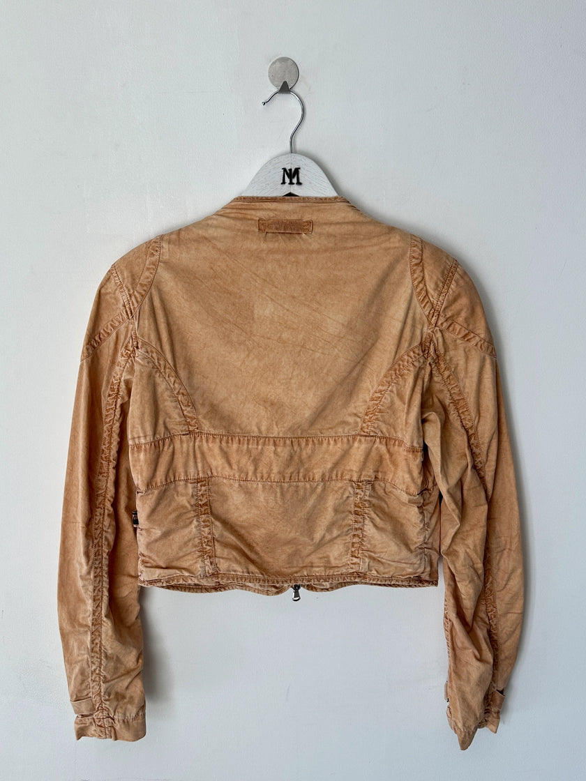 JEAN PAUL GAULTIER - early 2000s CROP FIT DYED JACKET