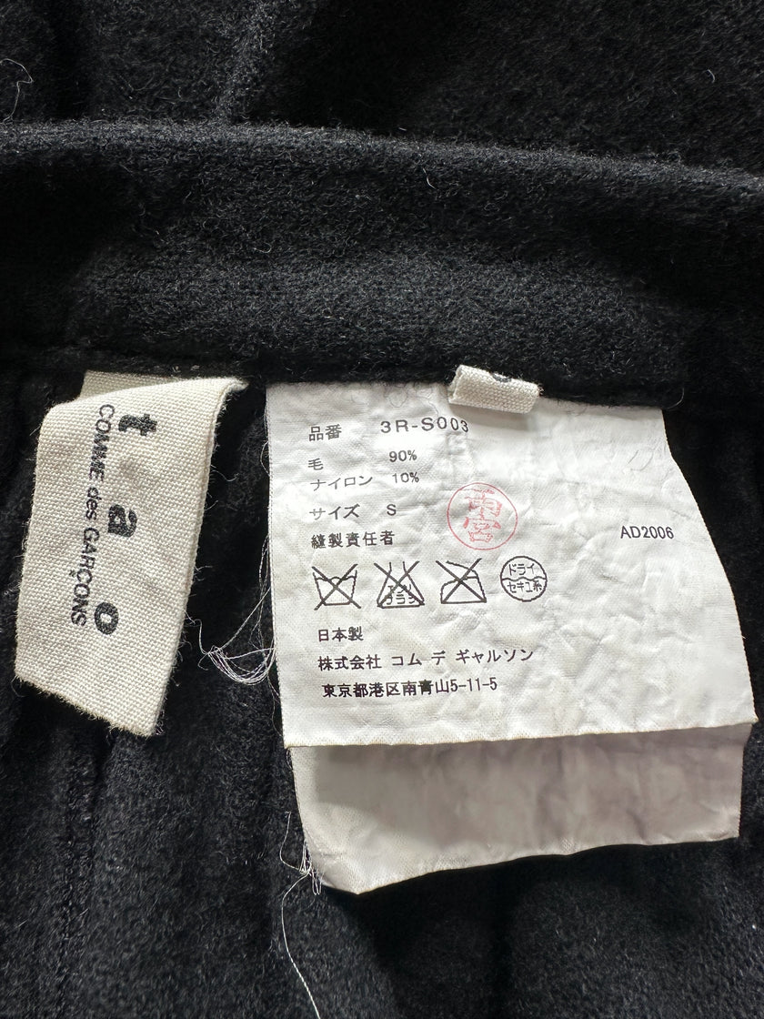 COMME DES GARÇONS TAO - F/W 2006 DOUBLE ZIP MAXI SKIRT