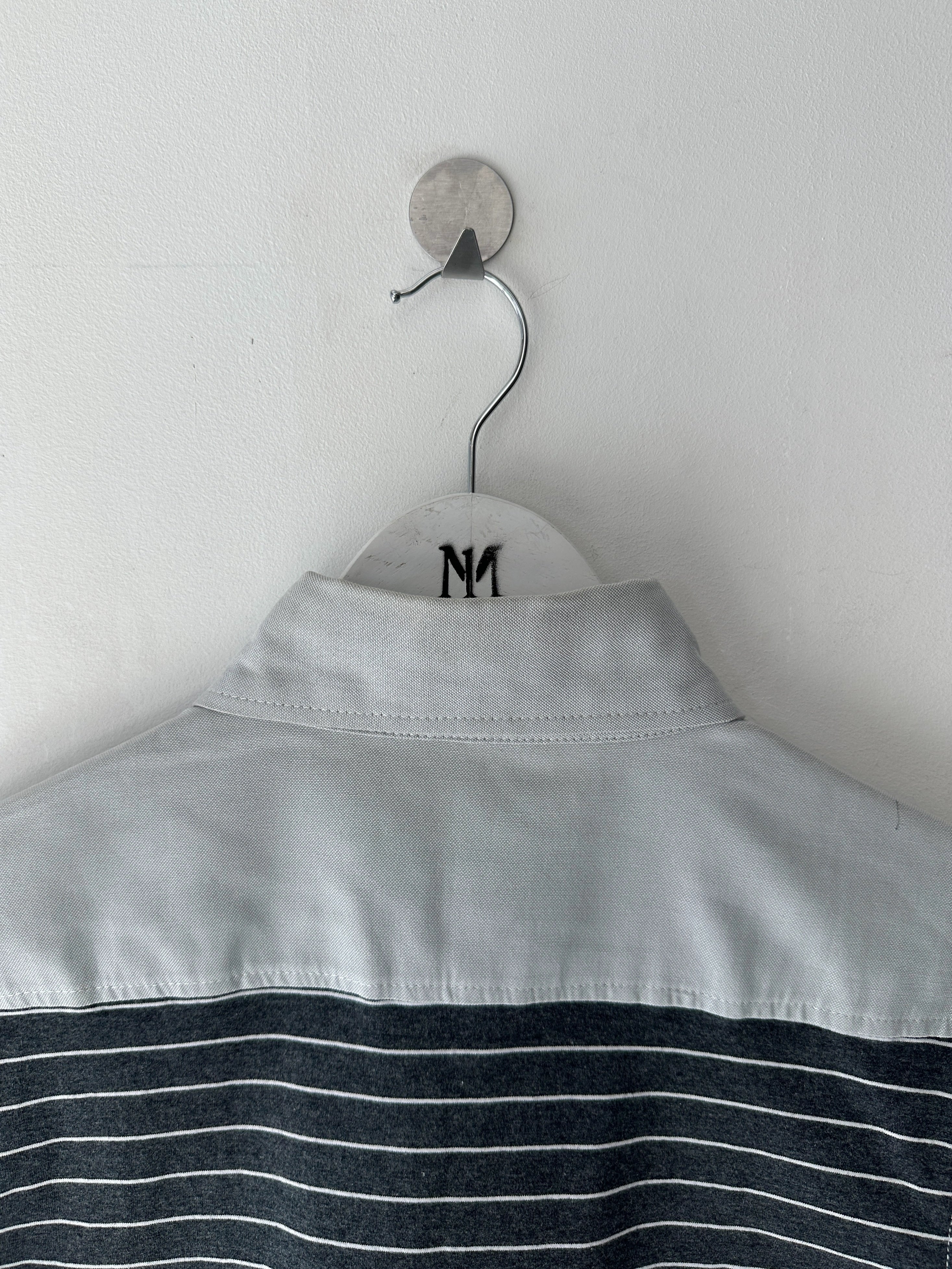 JUNYA WATANABE COMME DES GARÇONS - S/S 2005 CONTRAST BACK PANEL LONG SLEEVE SHIRT