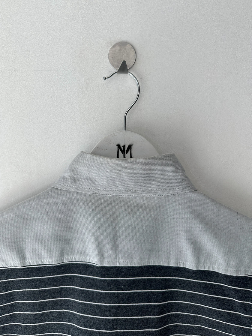 JUNYA WATANABE COMME DES GARÇONS - S/S 2005 CONTRAST BACK PANEL LONG SLEEVE SHIRT