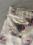 DIESEL- FLORAL PRINT FLAP SKIRT