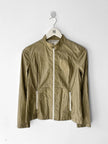 VIVIENNE TAM - S/S 1999 PAPER TEXTURE CRINKLED LIGHT JACKET