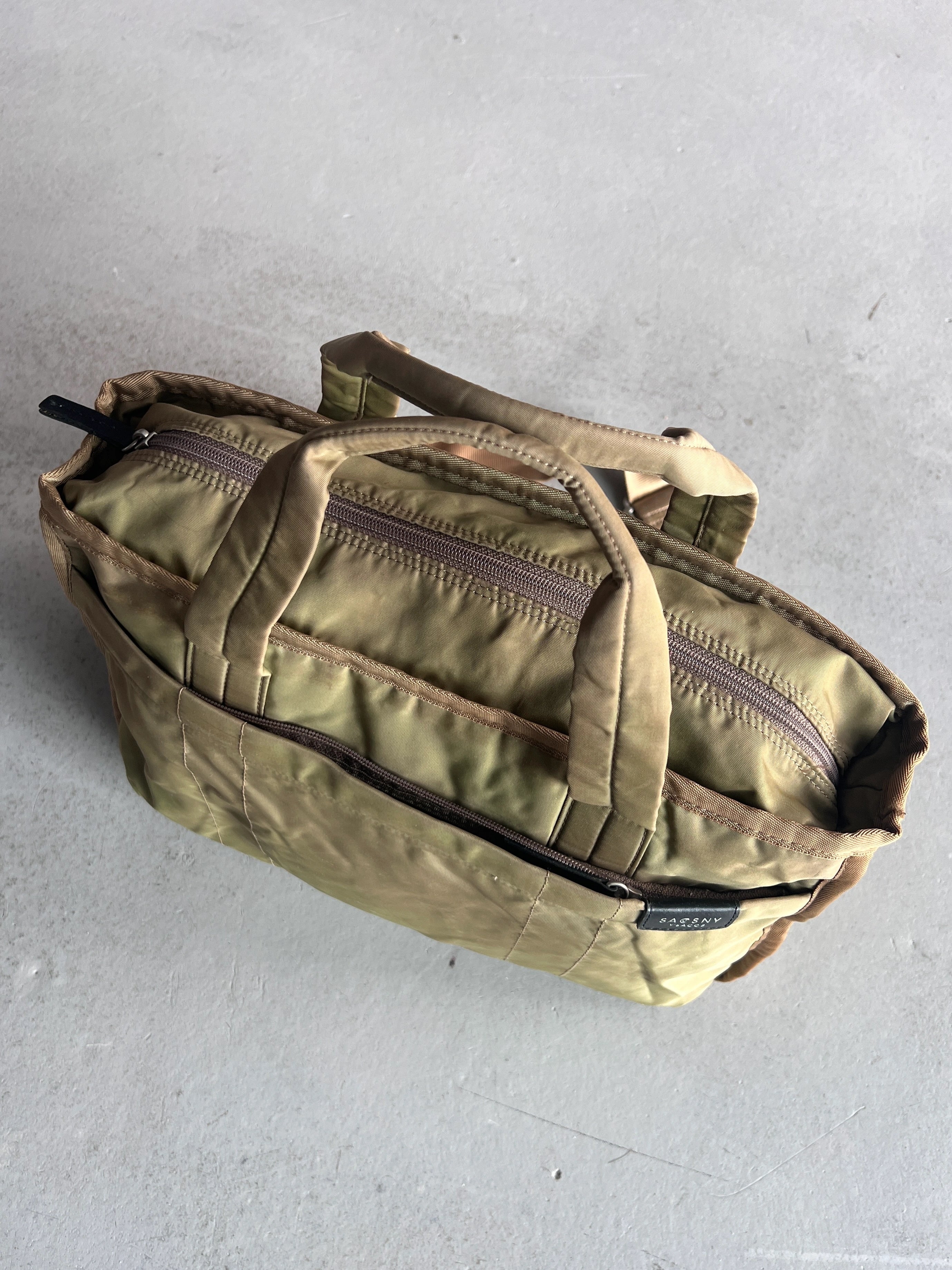 YOHJI YAMAMOTO Y'SACCS - 1990s 2 IN 1 NYLON BAG