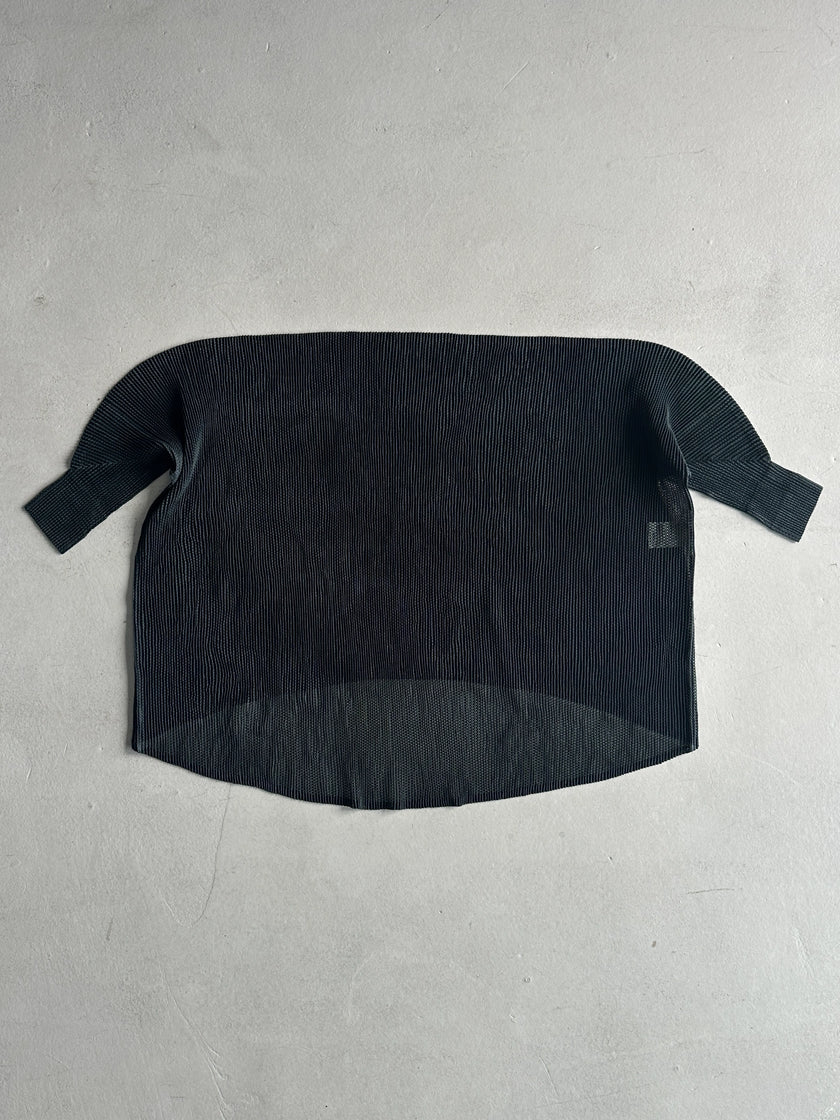 ISSEY MIYAKE PLEATS PLEASE - 2000s BOLERO CARDIGAN