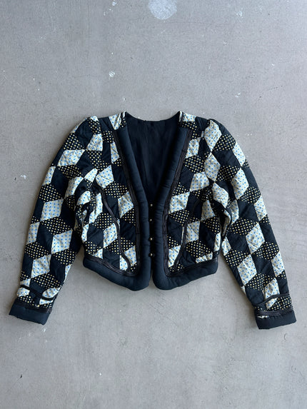 MAHARISHI - 2000s STRUCTURED QUILTED CARDIGAN