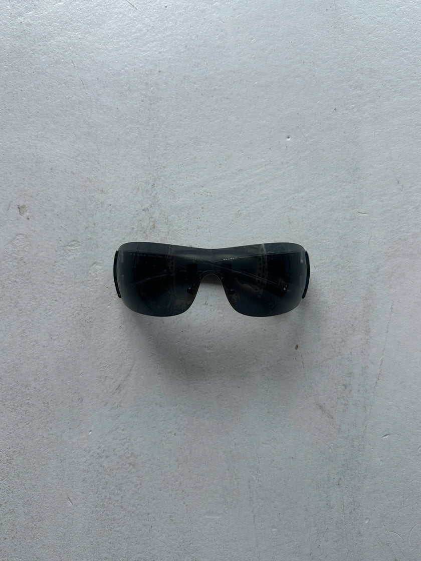 PRADA - 1990s SHIELD SUNGLASSES