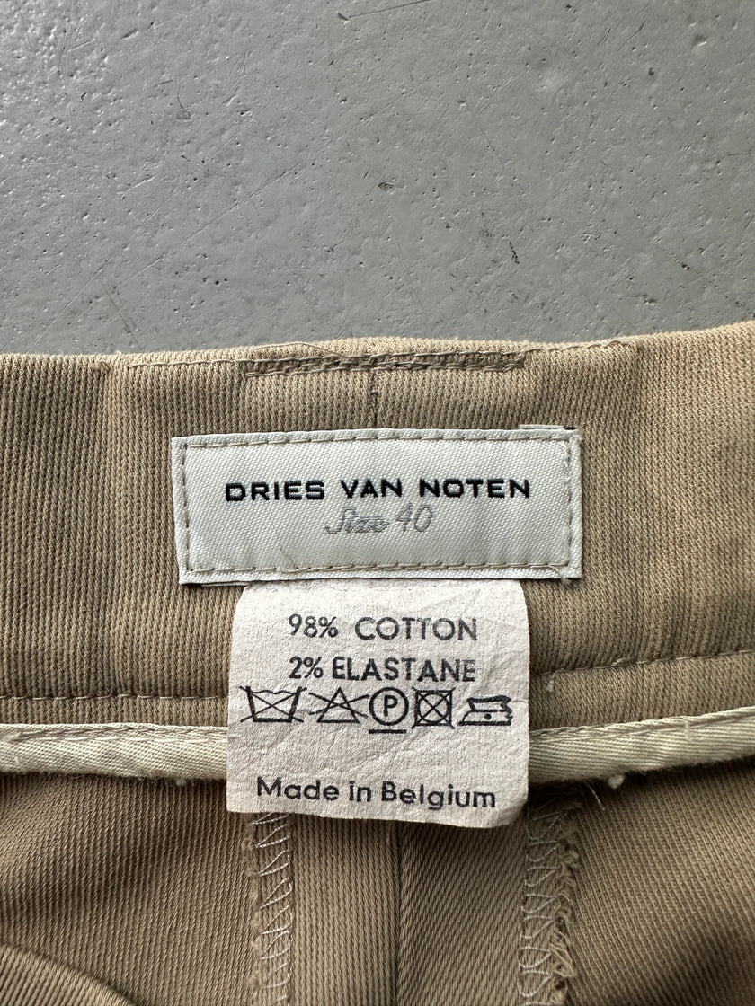 DRIES VAN NOTEN - 2000s RELAXED FIT PLUS FOUR TROUSERS