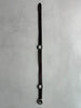 GIANFRANCO FERRÉ - 1990s LEATHER BELT WITH GEOMETRIC METAL CONNECTORS