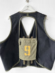DIESEL - 1980s 2 in 1 BOMBER JACKET WITH LAYERED ZIPPED VEST