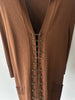 JEAN PAUL GAULTIER FEMME - late 1990s SHIMMERING CARDIGAN WITH SAFETY PIN FRONT