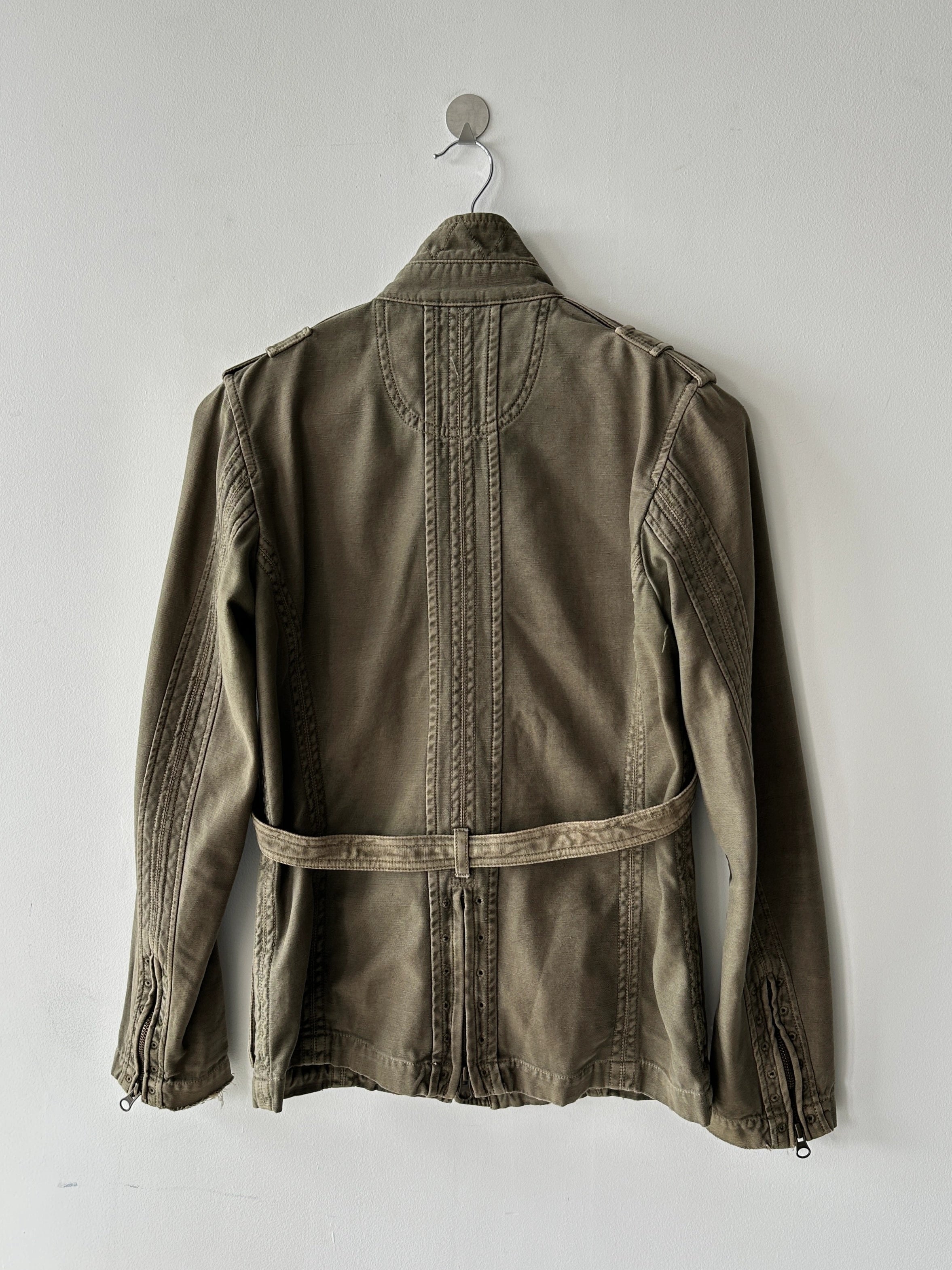 HALB BY KIMINORI MORISHITA  - 2000s STRAIGHT FIT JACKET WITH BONDAGE DETAILS