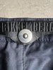 BIKKEMBERGS - 2008 REGULAR FIT TROUSERS WITH LEATHER BACK BELT