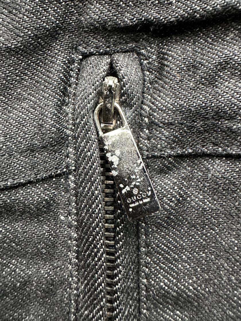 GUCCI TOM FORD -  1990s CROP FIT DENIM JACKET