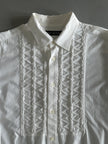 ISSEY MIYAKE - S/S 2005 KNOT FRONT PANEL LONG SLEEVE SHIRT