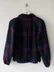 VALENTINO - 1980s BOXY FIT PLAID BOMBER JACKET