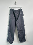 FINAL HOME - early 2000s TECHNICAL TROUSERS WITH SIDE BUTTON DETAILS