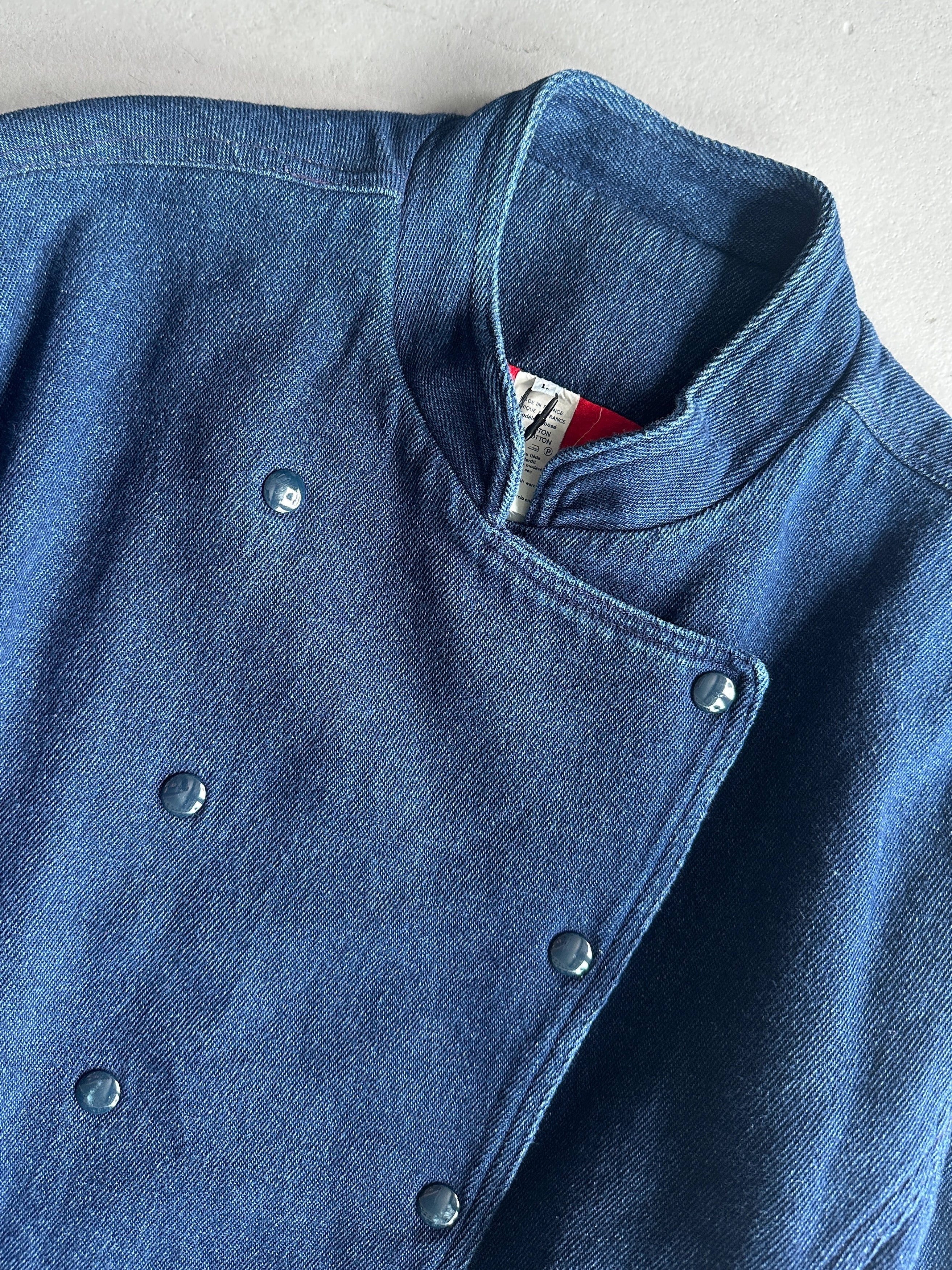 KENZO - 1980s DOUBLE BREASTED DENIM JACKET