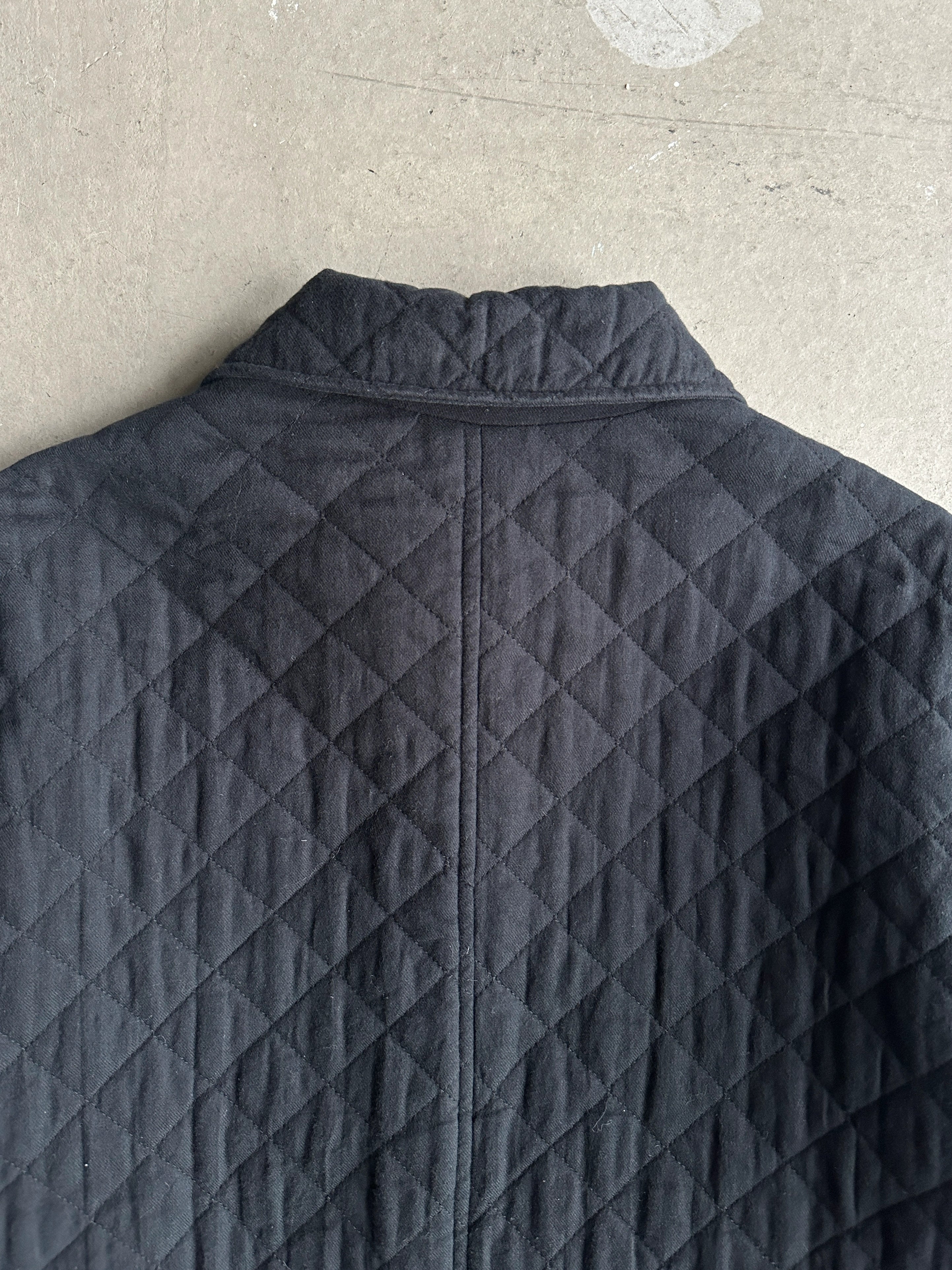 PLANTATION ISSEY MIYAKE - 1990s QUILTED MULTI POCKET COLLARED JACKET