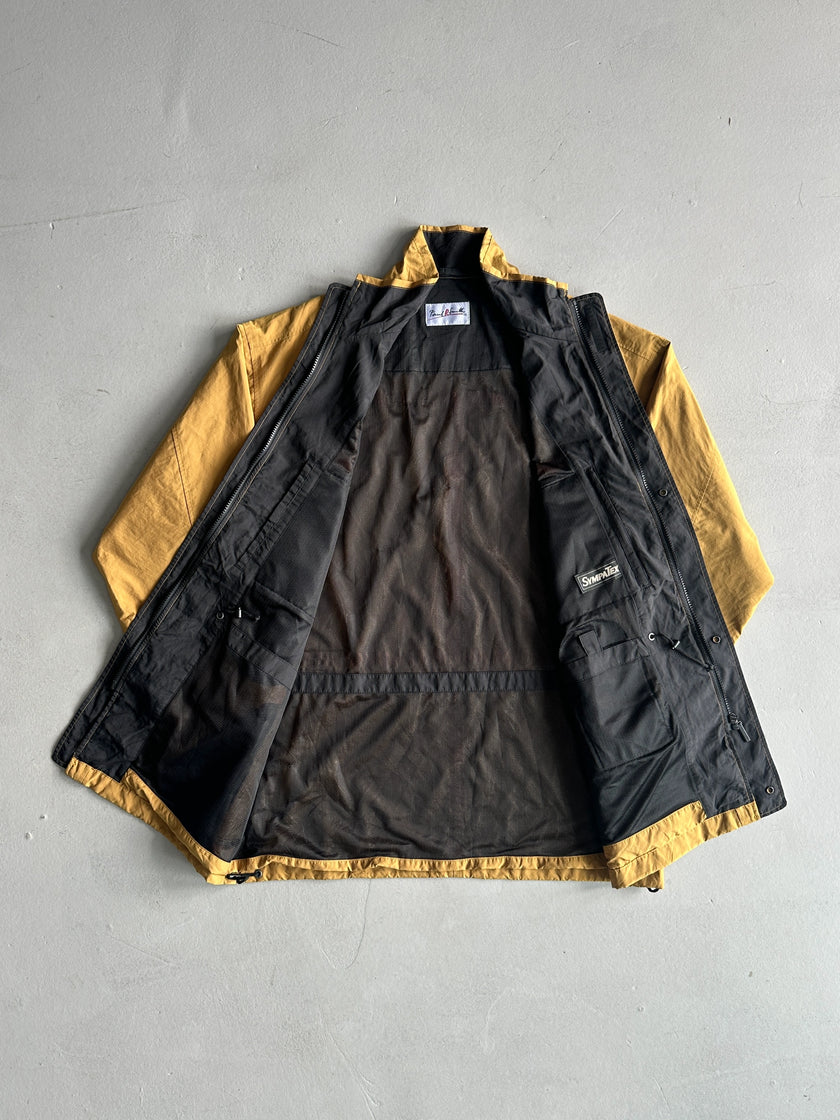 PAUL SMITH RED - 1990s WATERPROOF FUNNEL NECK PARKA