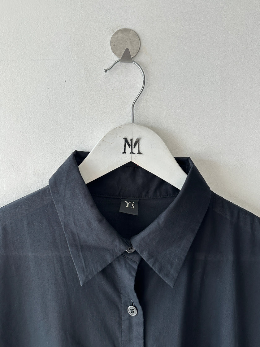 YOHJI YAMAMOTO Y's - S/S 2019 ASYMMETRIC FRONT LONG SHIRT