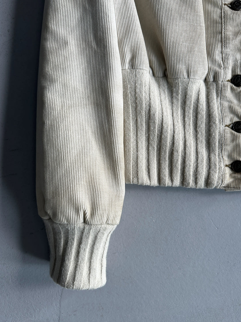 ARMANI JEANS - 1990s CORDUROY FITTED WAIST JACKET