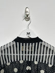 MARITHÉ + FRANÇOIS GIRBAUD x CLOSED - 1980s PANELED WAIST SHEER ZIPPED JACKET