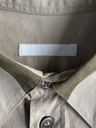 HELMUT LANG - S/S 1996 CONTRASTING COLLAR LONG SLEEVE SHIRT