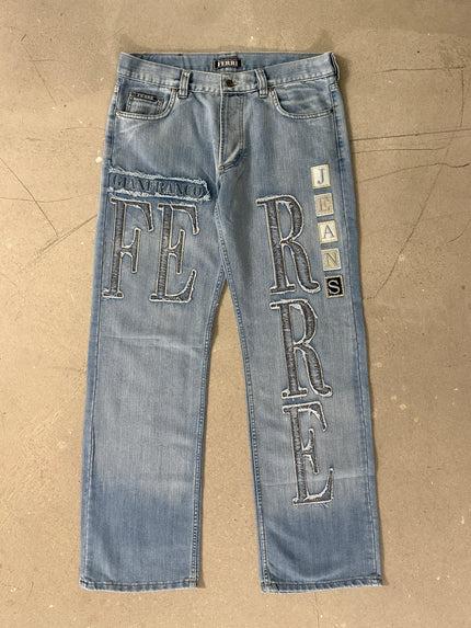 GIANFRANCO FERRE- 1990s RELAXED FIT JEANS