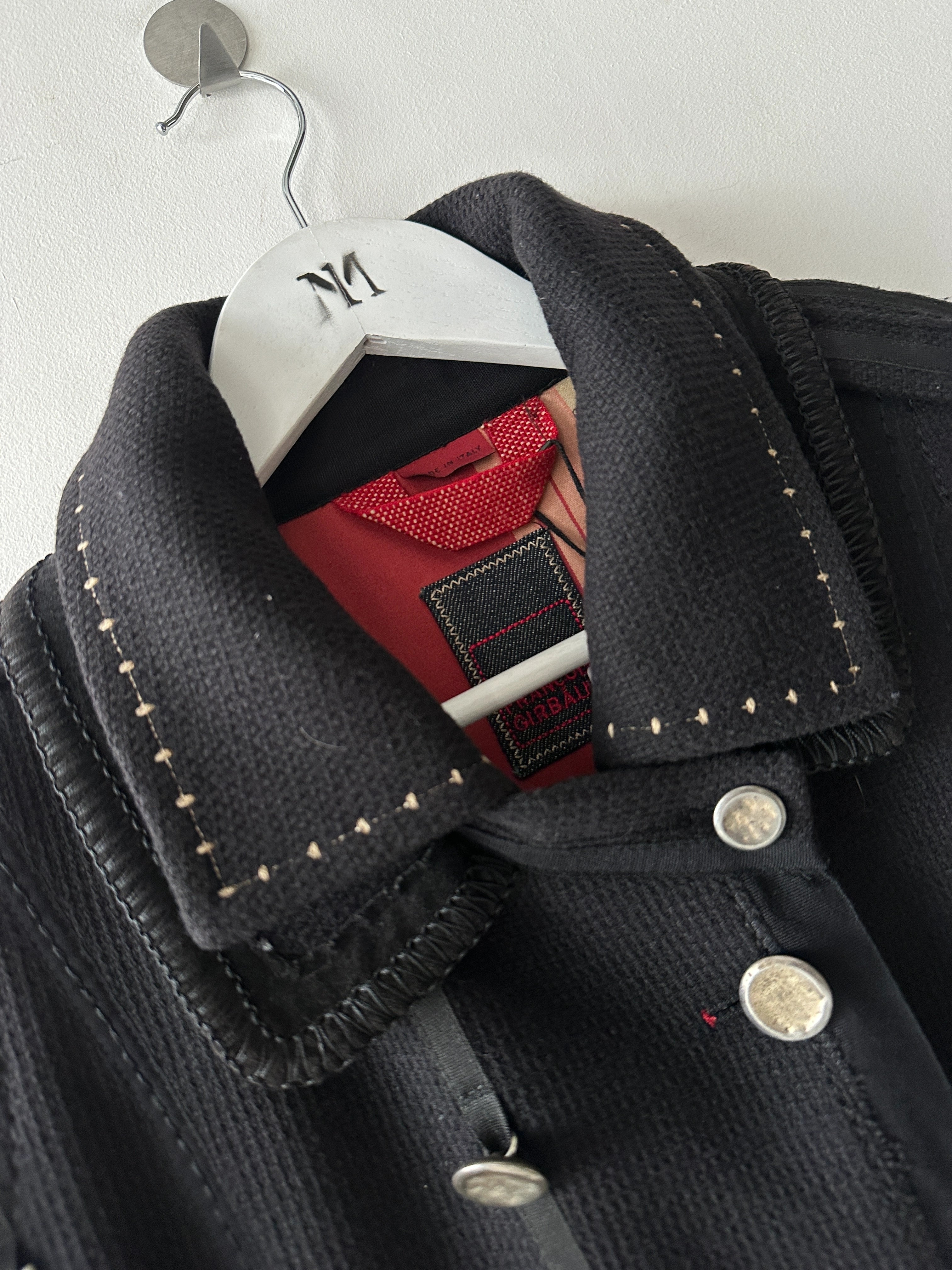 MARITHÉ + FRANÇOIS GIRBAUD - F/W 2006 DOUBLE BREASTED TEXTURED WOOL JACKET