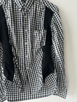 COMME DES GARÇONS HOMME - A/W 2008 RUCHED FRONT GINGHAM SHIRT